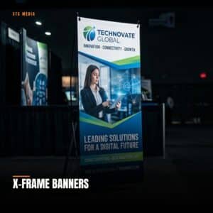 X-Frame Banners (13oz Matte Vinyl)