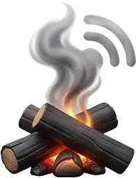 Smoke Signal icon — the STS Media brand symbol representing presence and buzz