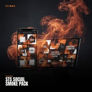 STS Social Smoke Pack social media graphics package