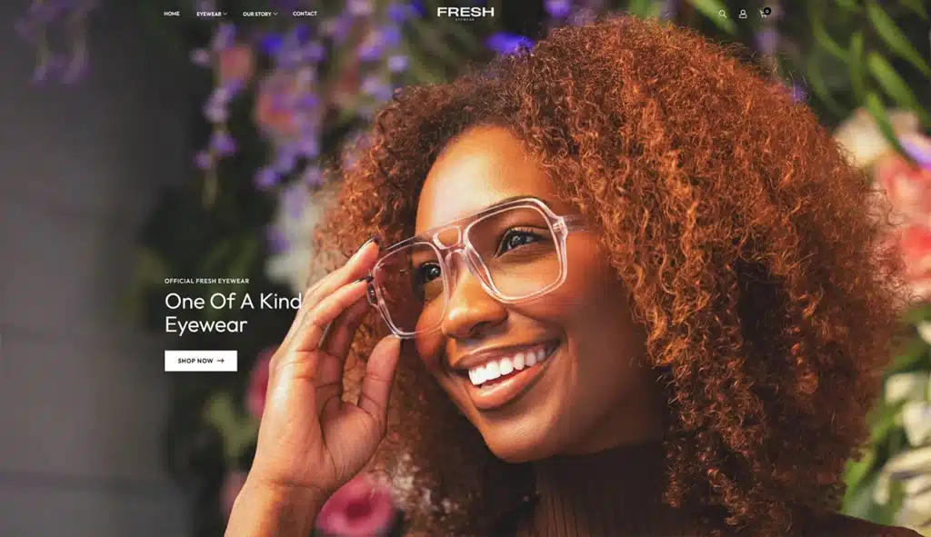 Official Fresh Eyewear brand design by STS Media