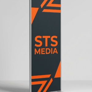 Tension fabric trade show display printed by STS Media