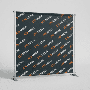 Step and repeat backdrop banner printed by STS Media
