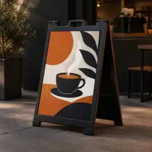 A-Frame Sidewalk Signs printed by STS Media