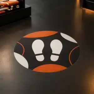 Floor Decals printed by STS Media